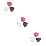 Alasum ギター ピック 初心者 3本セット レザー 厚め 高耐摩耗性 滑り止め ウクレレ