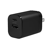 オウルテック 小型AC充電器 PD 30W対応 USB Type-Cポート ＋ USB Type-Aポート ブラック OEC-APD30A1C1-BK