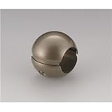 【10個セット】階段手すり滑り止め 『どこでもグリップ』ボール形 亜鉛合金 直径32mm アンバー シロクマ 日本製