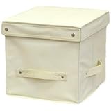 不織布収納BOX フタ付き サイズ26.5×30×26.5cm