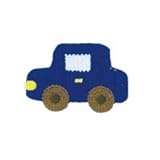 ニットワッペン　ワンサイズ　くるま