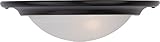 Maxim Lighting 8025MRKB One Light Marble Glass Wall Light, Kentucky Bronze [並行輸入品]