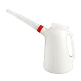 実用的なオイルポット 2/3/4 リットルオイル計量用ロング注ぎ口付きオートバイ用目盛計量容器車バイク用目盛計量容器 2/3/4 リットルオイル計量
