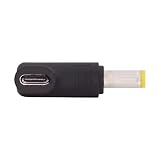 NFHK USB 3.1 Type C USB-C メス - DC 12V 5.5x2.5mm プラグアダプター PDエミュレータートリガー 90度角度
