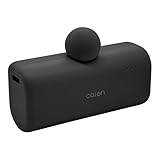 ラスタバナナ モバイルバッテリー 5000mAh USB Type-C 直付け 20W PD対応 calon チャコールグレー RLI050C20W02CGRY