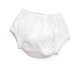 Baby Jay Unisex Baby Diaper Cover, White, 6-12 Months by Baby Jay