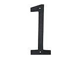 Montague Metal Products Textured Font Individual House Number, 1, 10-Inch [並行輸入品]
