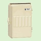 未来工業 ウオルボックス プラスチック製防雨スイッチボックス 《タテ型》 ベージュ WB-2J