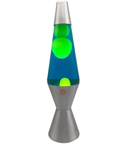 Amazon.co.jp: レトロ ロケット ラバランプ グリーン/レッド