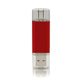 KANGQL USB Cフラッシュドライブ 8-64GB USB Cフラッシュドライブ 2イン1 USB 3.0 Type C デュアル OTG メタル ジャンプドライブ メモリースティック USB-Cスマートフォン タブレット レッド 16GB