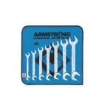 Armstrong 27-885 5 Piece Full Polish 15° and 60° Angle Open End Wrench Set [並行輸入品]