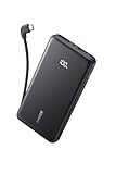 Anker Zolo Power Bank 10000mAh 22.5W 内蔵USB-Cケーブル USB PD PowerIQ搭載 PSE適合 ブラック