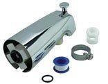 Danco 9D00089266 Universal Tub Spout with Handheld Shower Fitting, Chrome [並行輸入品]