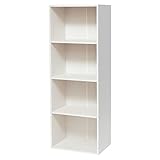 コーナン オリジナル 4段カラーボックス可動棚 WWH ウッドホワイト