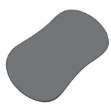 SheetWorld Fitted Bassinet Sheet (Fits Halo Bassinet Swivel Sleeper) - Dark Grey Woven - Made In USA