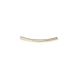 【UGSタイムセール】14KGFパーツ ゴールドフィルド チューブ カーブ 1.5×20.0mm 1個