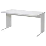 オフィスコム 法人様向け パソコンデスク オフィスデスク 平机 幅1400×奥行700×高さ700mm ホワイト Z-LWD-1470-WH3