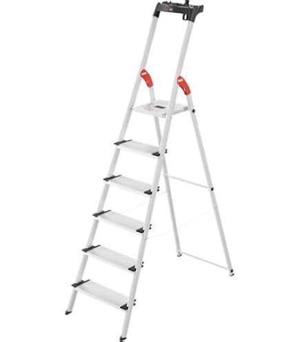 Amazon | 長谷川工業(Hasegawa)専用脚立 ウイングステップ 上枠付き(天 