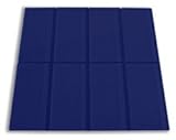 コバルトガラス地下鉄タイル3 " x 6 " (ボックスof 10平方フィート