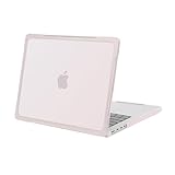 MOSISO 対応機種 MacBook Pro 14インチ ケース M5 M4 M3 M2 M1チップ A3427 A3426 A3434 A3112 A3185 A3401 A2918 A2992 A2779 A2442(2026 2025-2021発売)、ソフト TPU フレーム バンパー 割れ防止 指紋防止 プラスチック ハードシェルカバー(パープル)