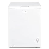COMFEE' 冷凍庫 142L 上開き ホワイト RCC143WH(E) 省エネ 静音 温度調節6段階 2023モデル