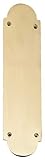 BRASS Accents A07-P0240-605 Palladian Push Plate 3 in. x 12 in. Polished Brass