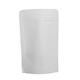 100マットホワイトプレミアムHeavy Dutyアルミ箔マイラーTop Gussetバッグ10 x 15 cm3.9 X 5.9 " )