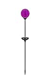 Yards & Beyond GPB030a/032a/033a-R1A-AA-3 Solar Crackle Glass Globe Garden Stake 3-Pack [並行輸入品]