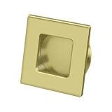 Deltana Flush Pull、正方形、HD、2 – 3 / 4 " x 2 – 3 / 4インチ、ソリッド真鍮 FPS234