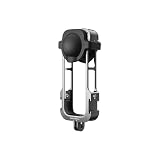 PGYTECH Insta360 X4 万能フレーム Insta360X4専用 縦横撮影 開閉式 取り付けスムーズ 1/4インチネジ穴 コールドシューマウント アクションカメラインターフェース シリコン製レンズキャップ