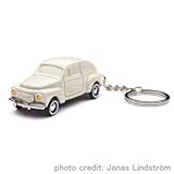 PLAYSAM/プレイサム社 Volvo PV 544 Keychain Car pearl white/ボルボPV544キーチェーンカーパールホワイト