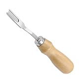 サムコス 溝ほり 革工具 5.8mm レザークラフト 漉き機 面取り 切削 レザー キット ヘリ 革細工 ステンレス製 仕立て 革漉き DIYクラフト (5.8)
