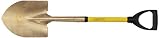 Ampco Safety Tools S-83FG Round Point Shovel, Non-Sparking, Non-Magnetic, Corrosion Resistant, D-Gri