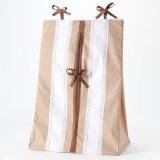 Metro Khaki/Choc Diaper Stacker by Bacati [並行輸入品]
