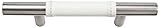 Zanzibar 3" Center Bar Pull Finish: White/Stainless Steel [並行輸入品]