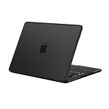 【TPUバンパー、衝撃吸収】MacBook Pro 16インチケース用 2024 M4 M4Pro/Max M3 M2 M1 Pro/Max 2021-2023モデル A3186 A3403 A2991 A2780 A2485 クリアマット質感カバー アンチクラック 頑丈 ハードシェルBlueSwan - マット黒枠クリア