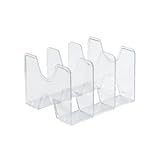 （まとめ）キャパティE9 ブックスタンド クリア×3個