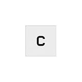 アイマーク:IM ステンシル C 文字サイズ50×40mm AST-C5040 型式:AST-C5040