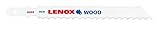Lenox Tools 20750CTS406S T-Shank High Carbon Steel Wood Cutting Jig Saw Blade, 4-Inch x 3/8-Inch 6TP