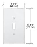 C・R・Laurence pmp101 CRLクリアSingleトグルスイッチアクリルミラープレート