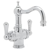 Rohl u.1370ls-apc-2 Perrin & Rowe Filtration Georgian Era 2つフィルタレバー洗面所蛇口、ポリッシュクローム
