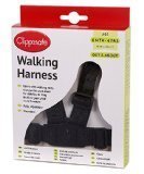 4 X Clippasafe Walking Harness and Reins (Black) by Clippasafe [並行輸入品]