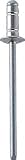 [N-2170540]ＰＯＰ　高圧着ＨＲリベット（アルミ鉄）φ４．８、ＴＡＰＤ６４ＨＲ（１０００本入） TAPD64HR