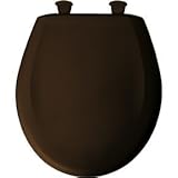 Bemis 200SLOWT 168 Round Closed Front Toilet Seat, Americana Brown by Clauss [並行輸入品]