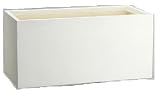 yamatei FM-001W80E ラムダ 長角プランター 規格80B 白 80×38.5×高さ38.5cm