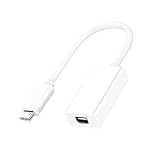 pc Adapter、USB-C To Mini Display Port Adapter USB 3.1 Type C（Thunderbolt 3）To Thunderbolt 2 Adapter For Mac Book Pro（white）