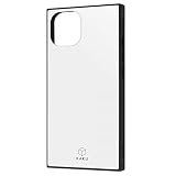 イングレム iPhone 13 耐衝撃 ハイブリッド ケース KAKU/ホワイト