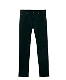 [ニッセン] メンズ ロングパンツ スリムストレッチチノパンツ（股下８０ｃｍ） 黒 140