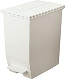 ペダルオープンツイン 45L ホワイト ゴミ箱 おしゃれ ダストボックス ふた付き スリム 【モノギャラリー限定分別シール付き】
