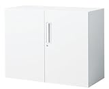 コクヨ　エディア　収納システム　高さ700mmタイプ　下置き　両開き扉　幅900×奥行き400mm カラー:SAW（ホワイト）